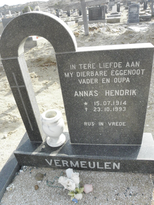 VERMEULEN Annas Hendrik 1914-1993