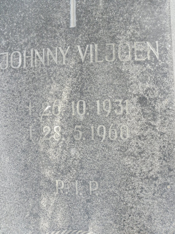 VILJOEN Johnny 1931-1960