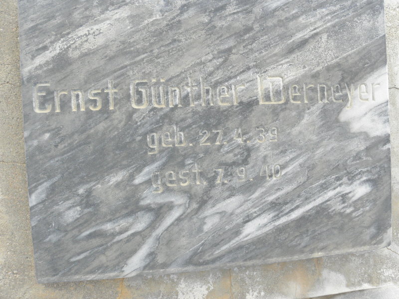 WERNEYER Ernst Gunther 1939-1940