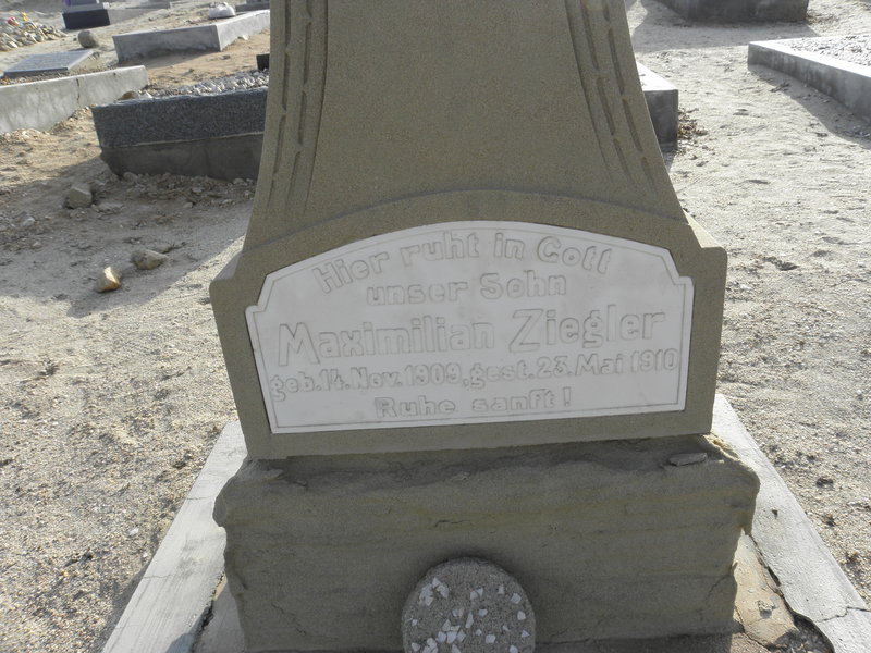 ZIEGLER Maximilian 1909-1910