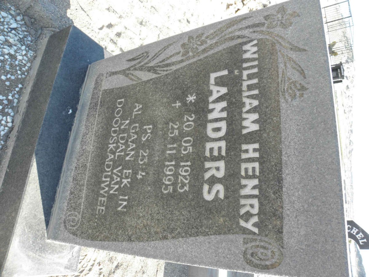LANDERS William Henry 1923-1995