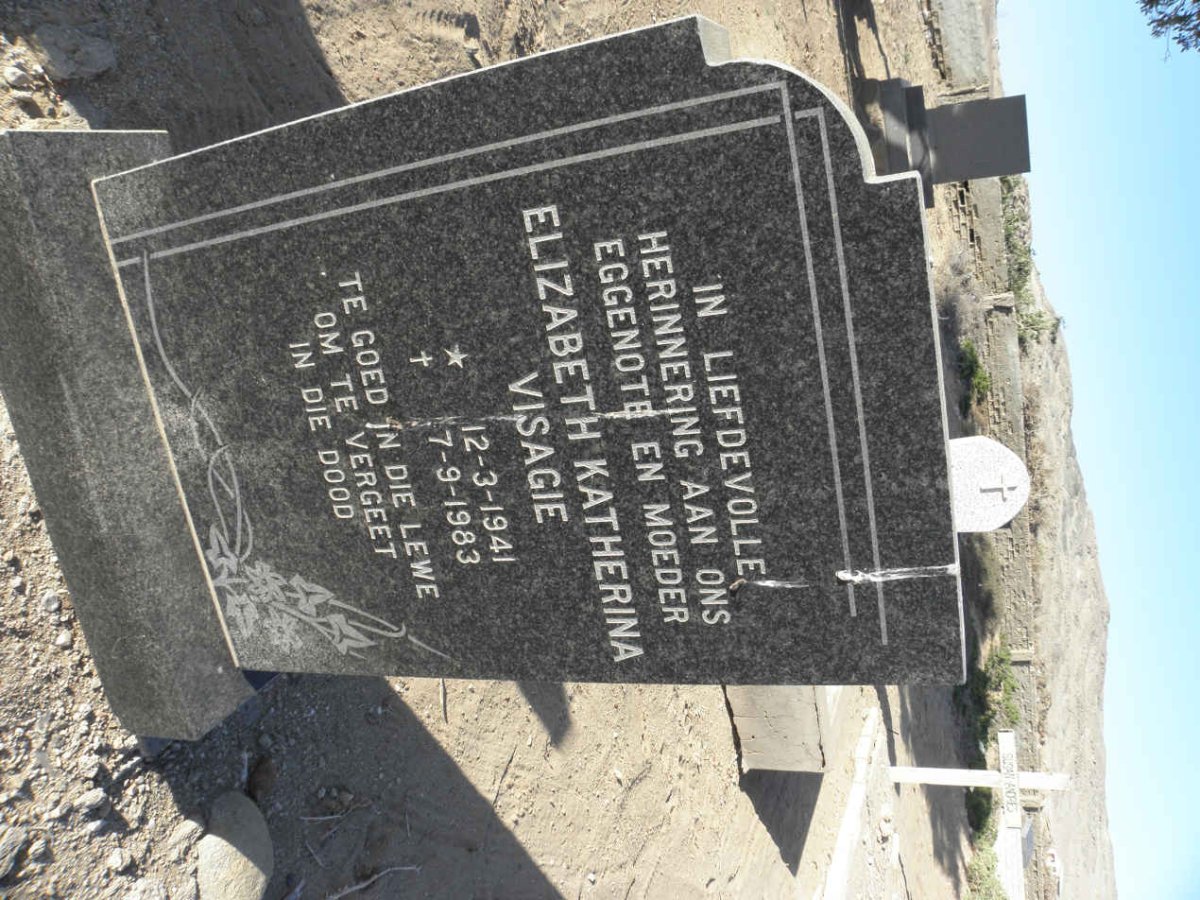 VISAGIE Elizabeth Katherina 1941-1983