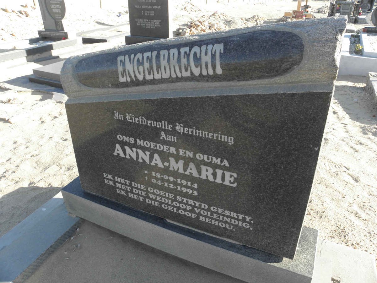 ENGELBRECHT Anna-Marie 1914-1993