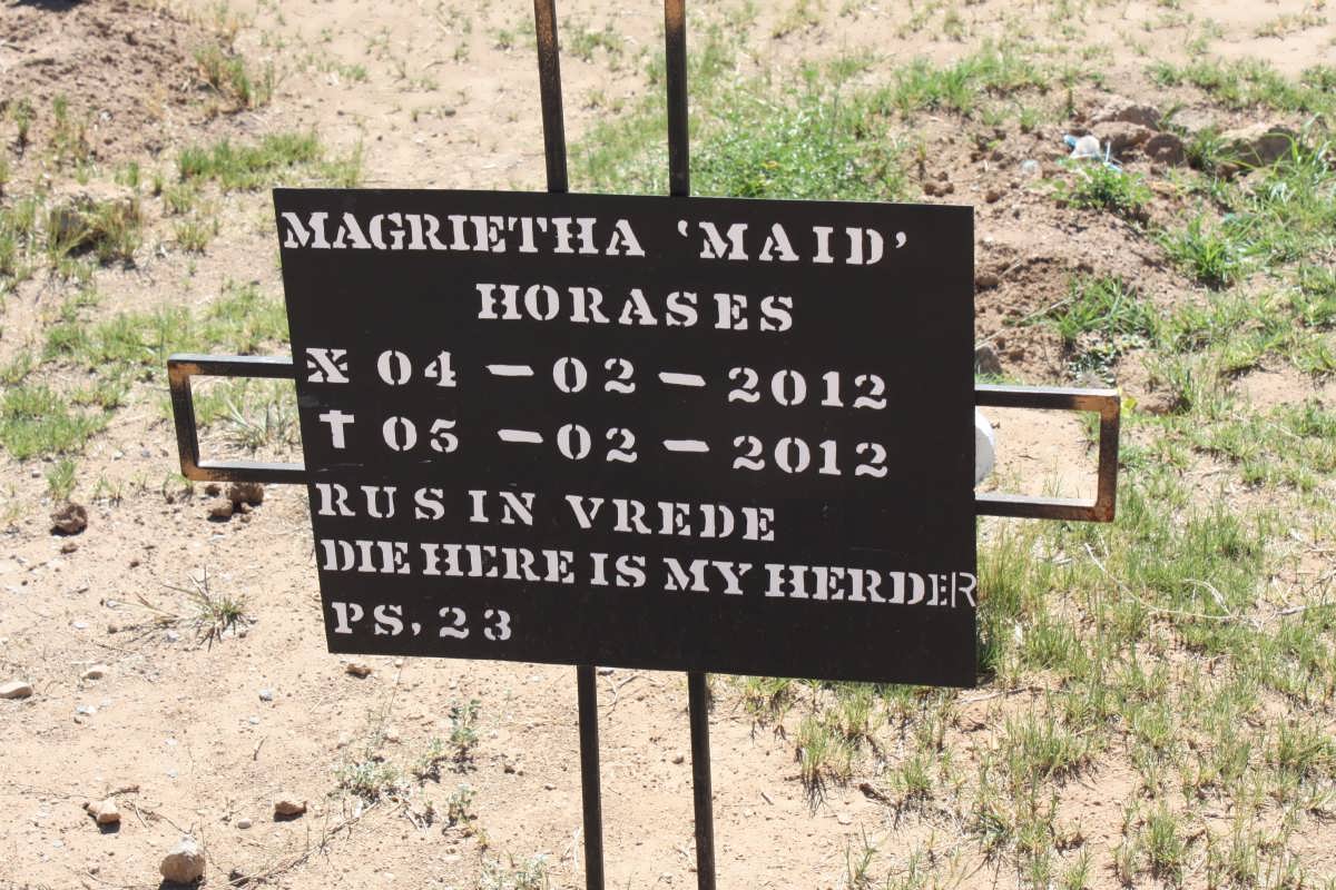 HORASES Magrietha 2012-2012
