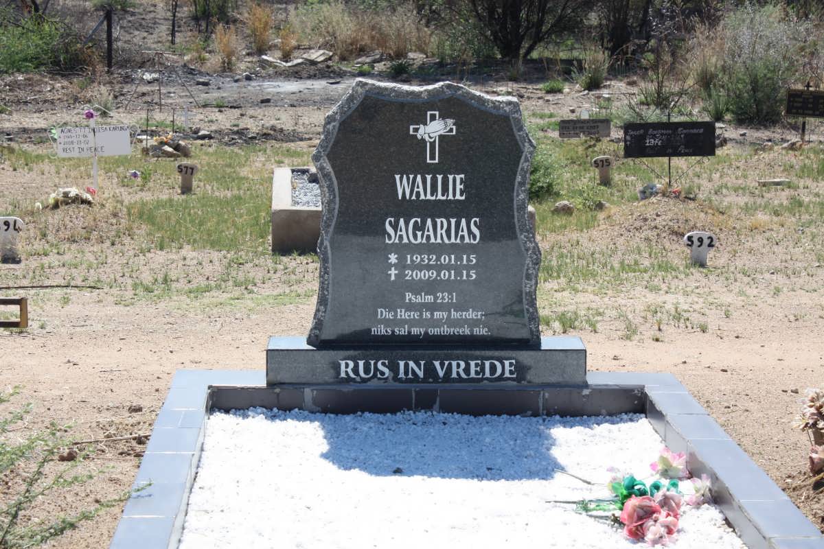 SAGARIAS Wallie 1932-2009
