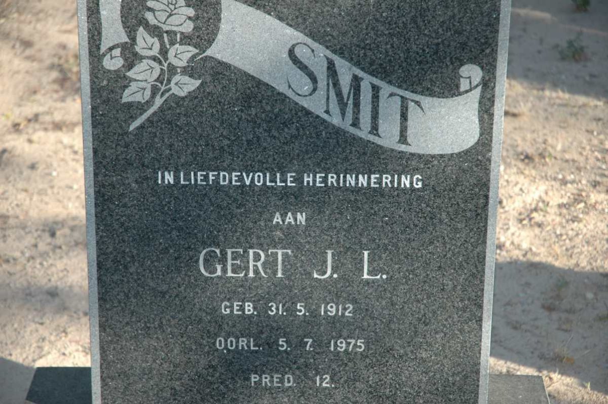 SMIT Gert J.L. 1912-1975