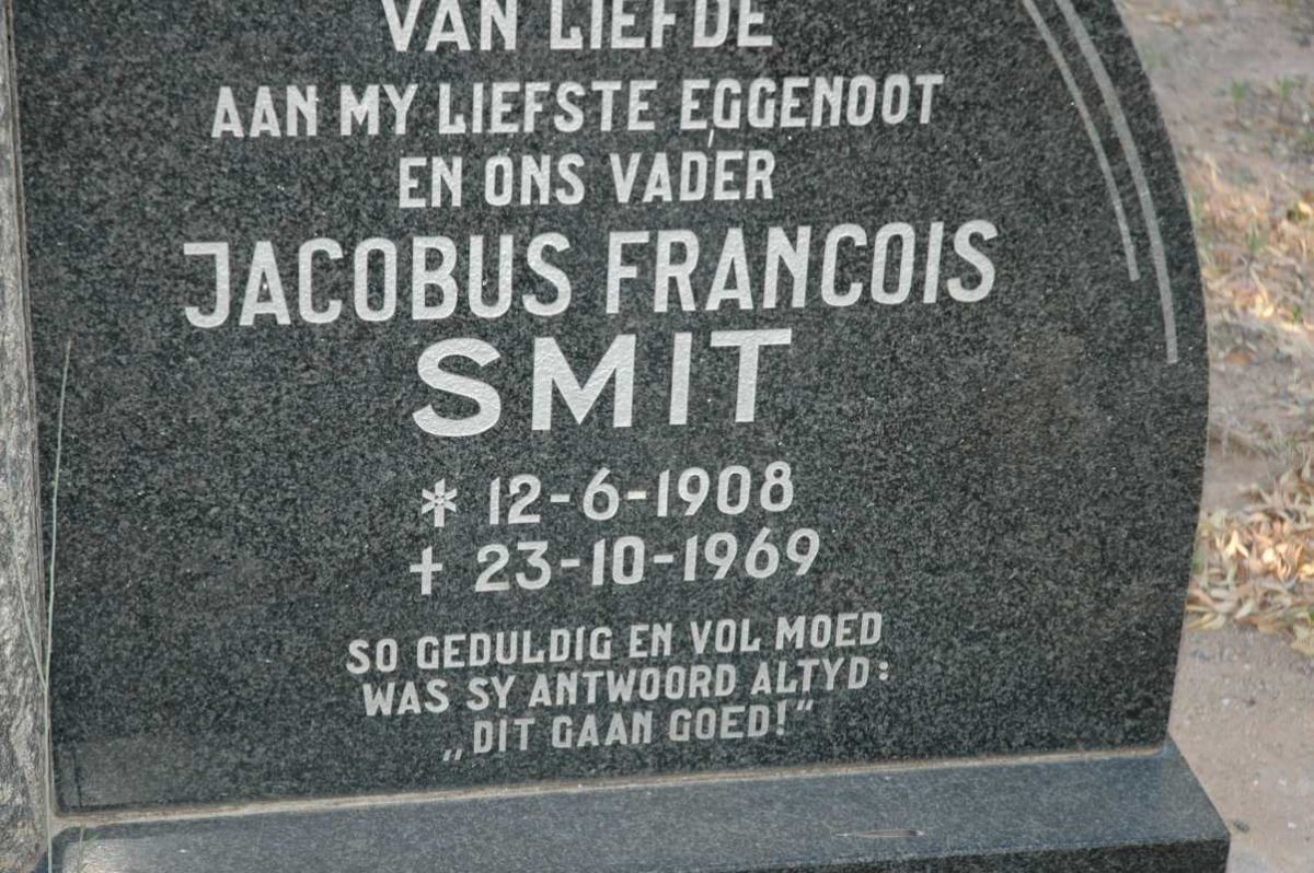SMIT Jacobus Francois 1908-1969