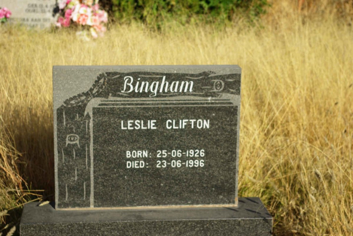 BINGHAM Leslie Clifton 1926-1996