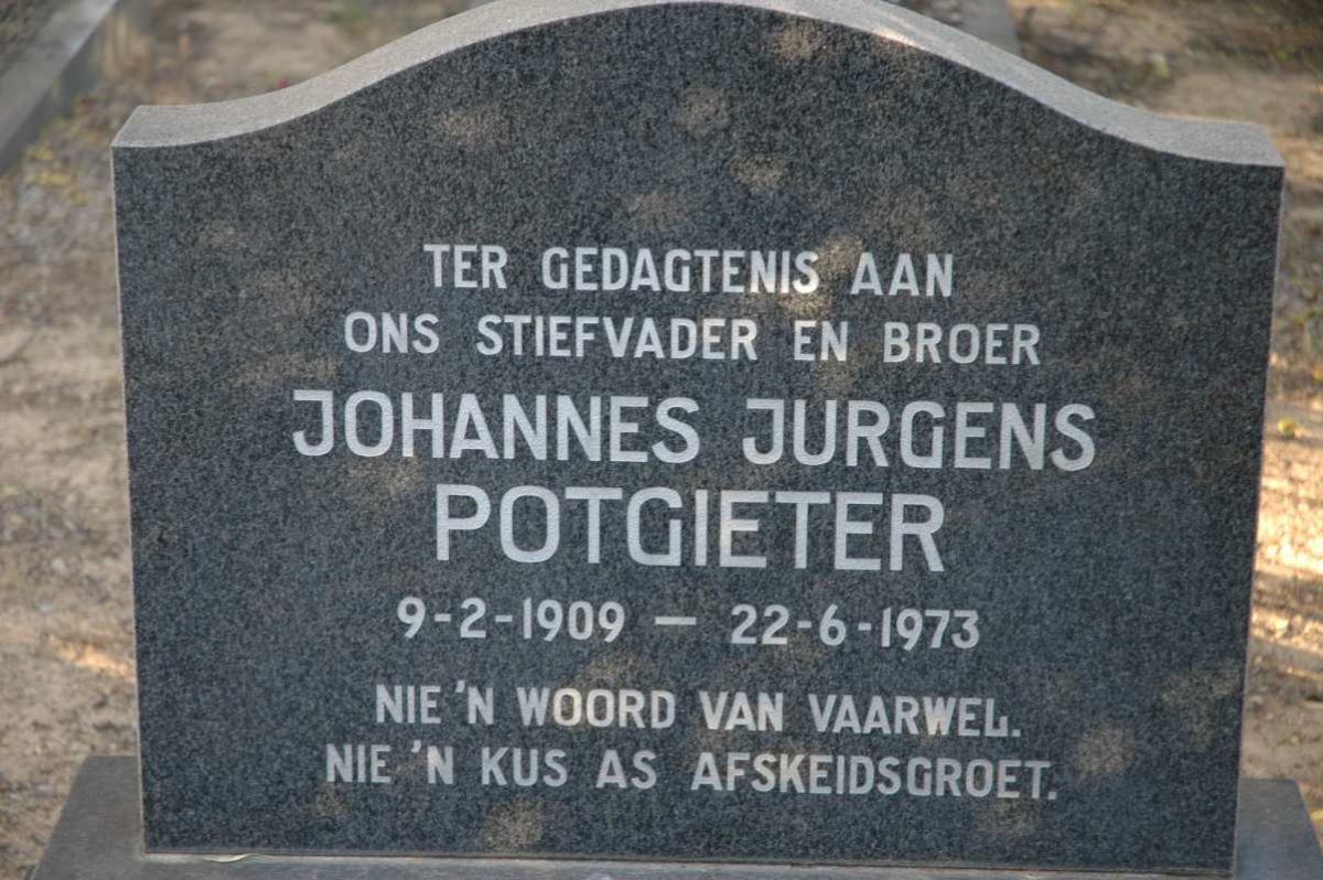 POTGIETER Johannes Jurgens 1909-1973