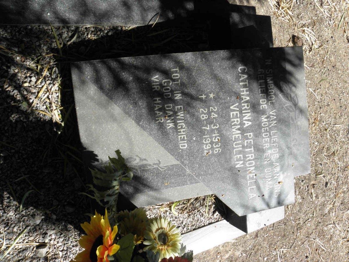 VERMEULEN Catharina Petronella 1936-1992