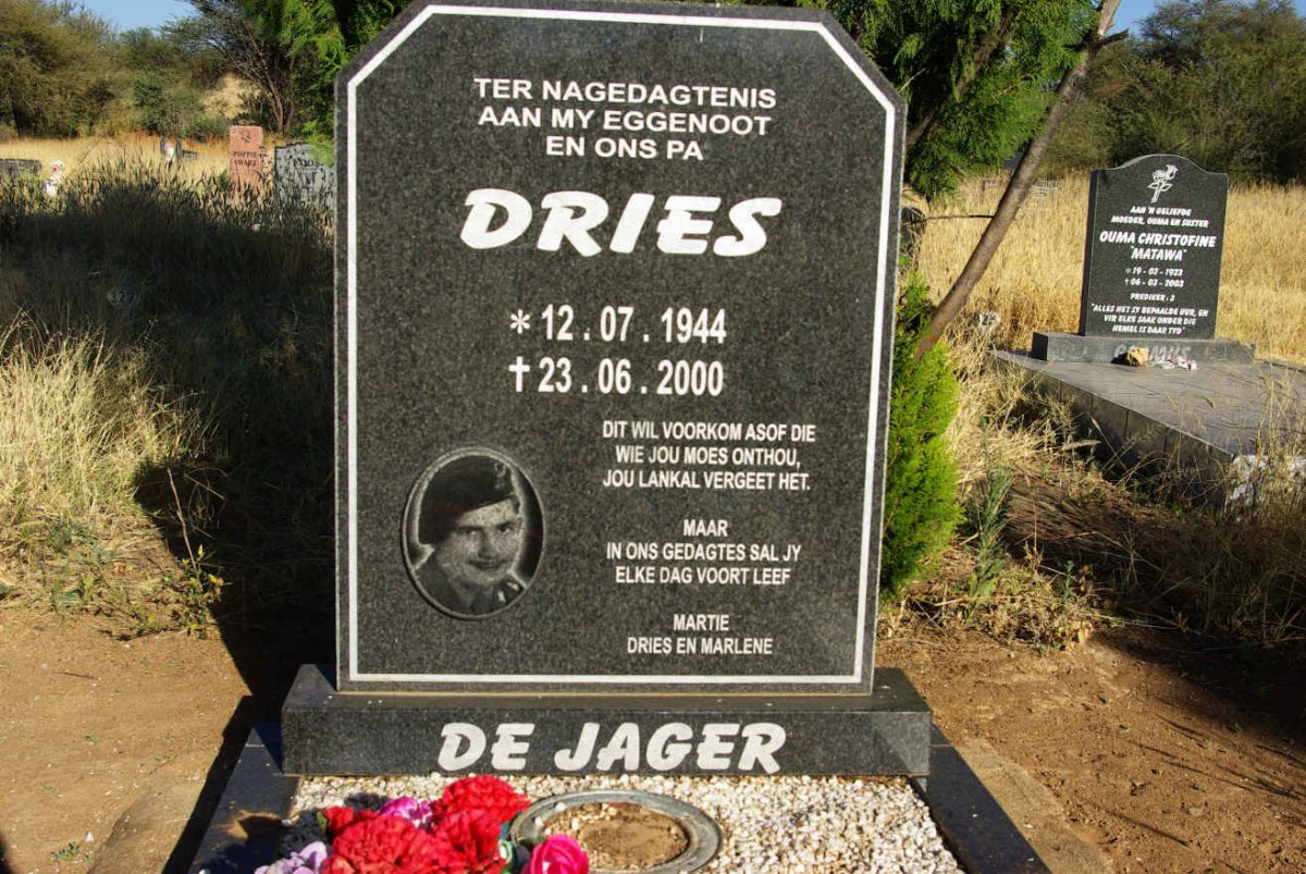 JAGER Dries, de 1944-2000