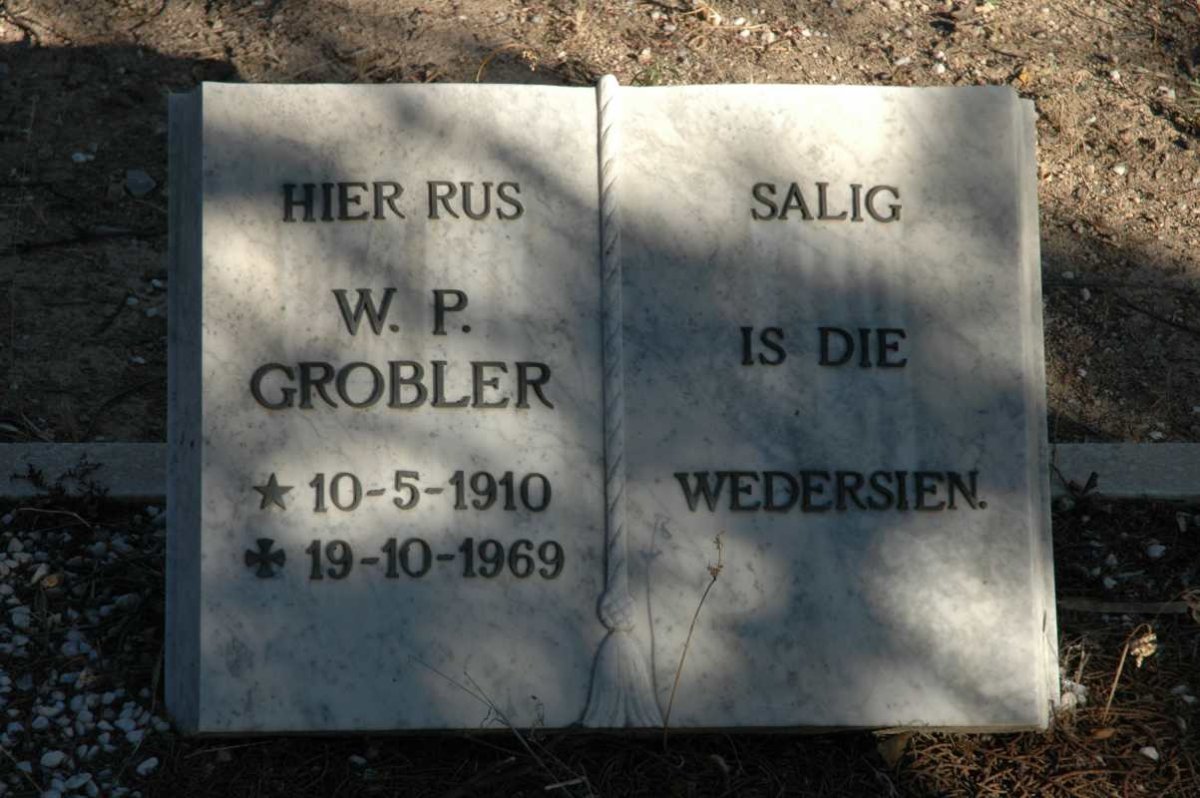 GROBLER W.P. 1910-1969