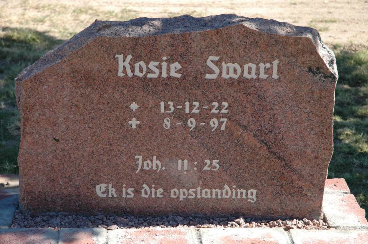 SWART Kosie 1922-1997