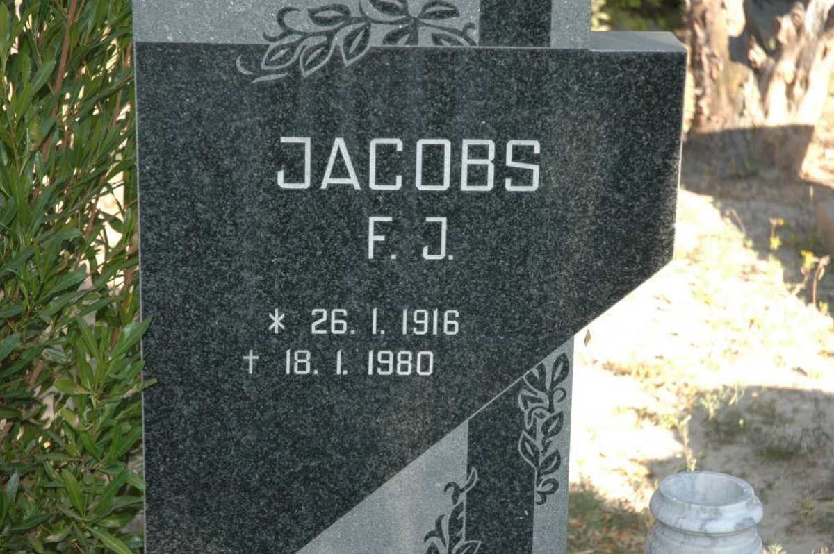 JACOBS F.J. 1916-1980