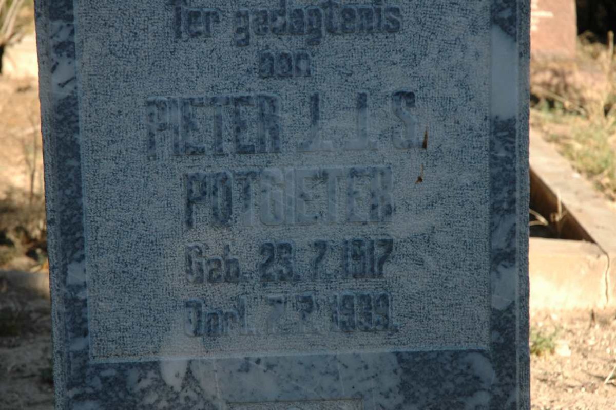 POTGIETER Pieter J.J.S. 1917-19?9