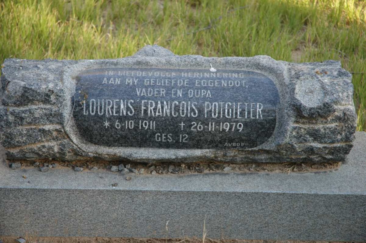 POTGIETER Lourens Francois 1911-1979
