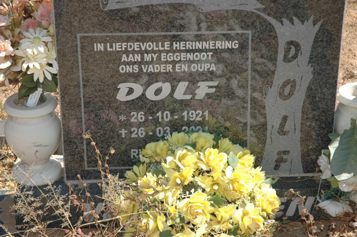 VUUREN Dolf, van 1921-2001