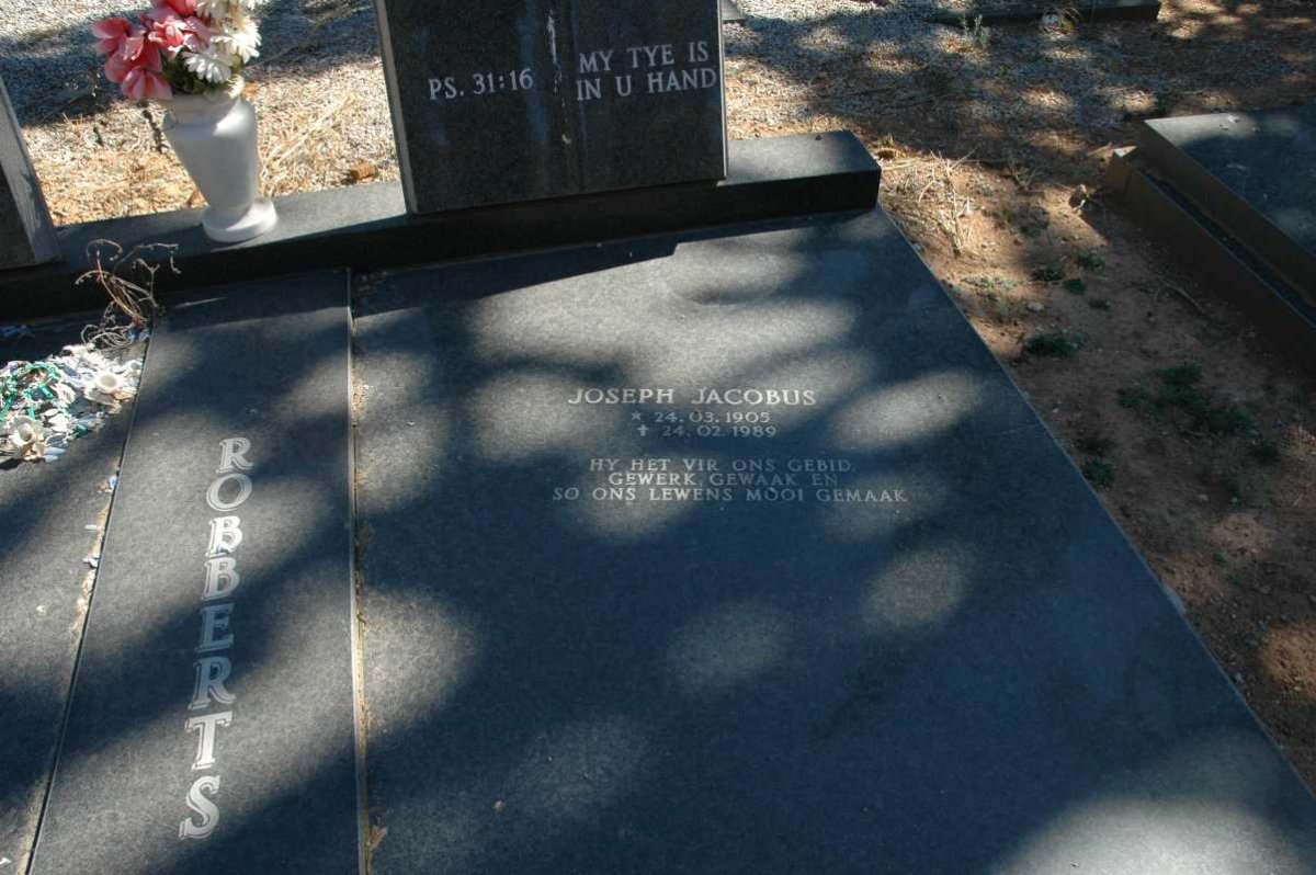 ROBBERTS Joseph Jacobus 1905-1989