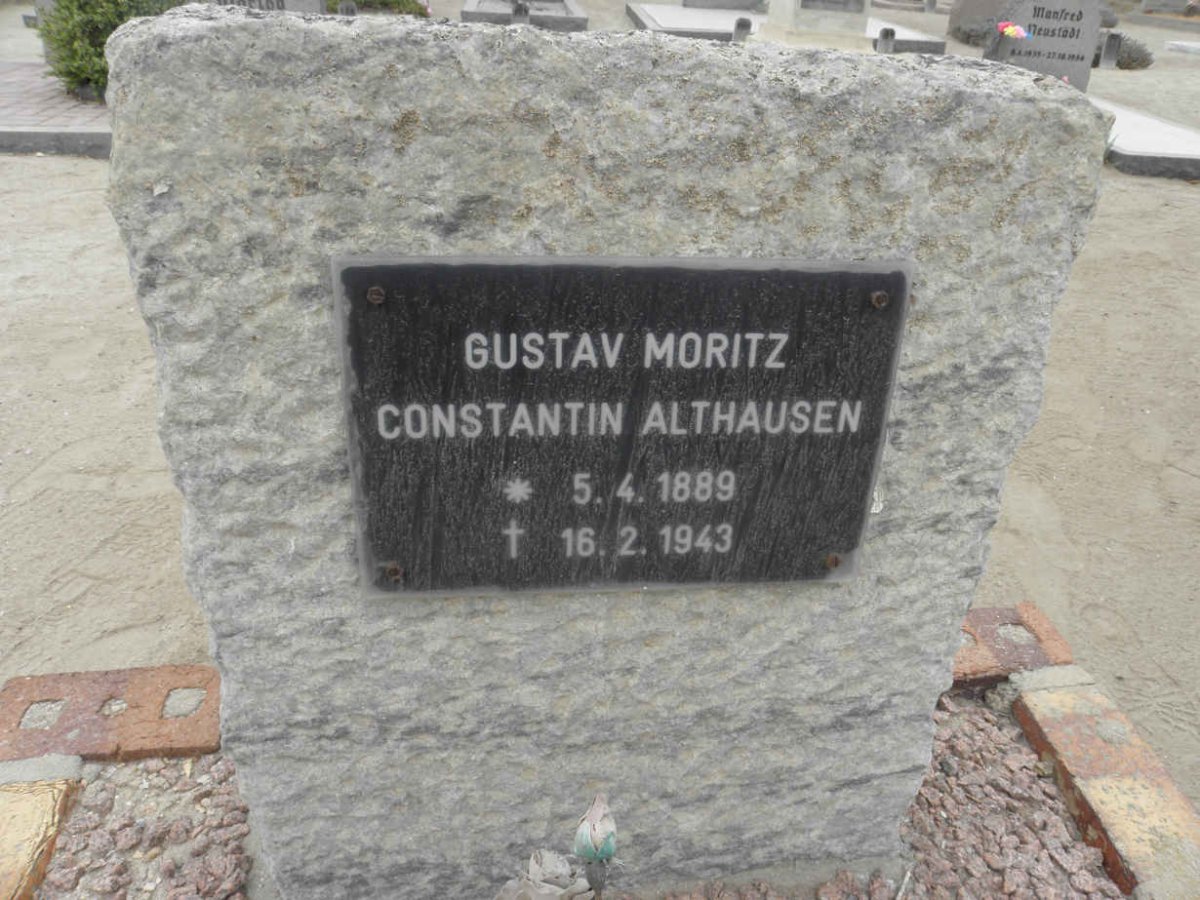 ALTHAUSEN Gustav Moritz Constantin 1889-1943