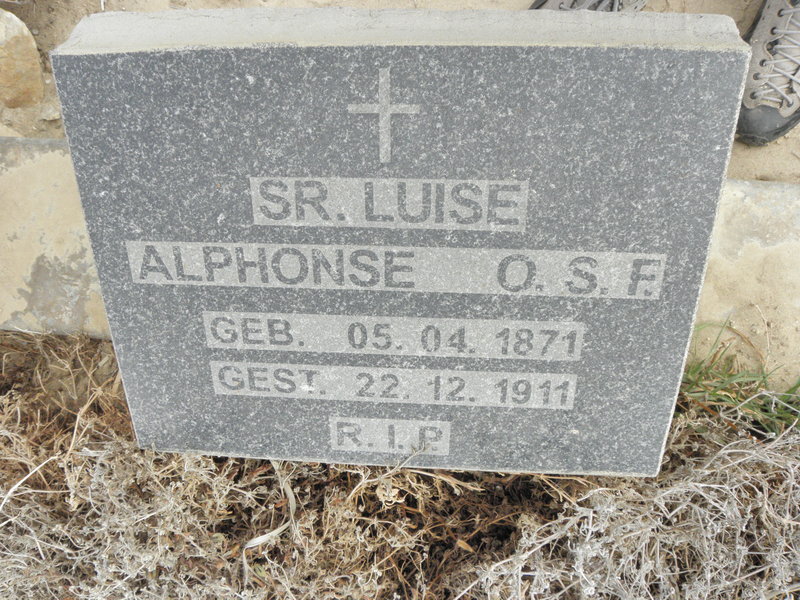 ALPHONSE Luise 1871-1911