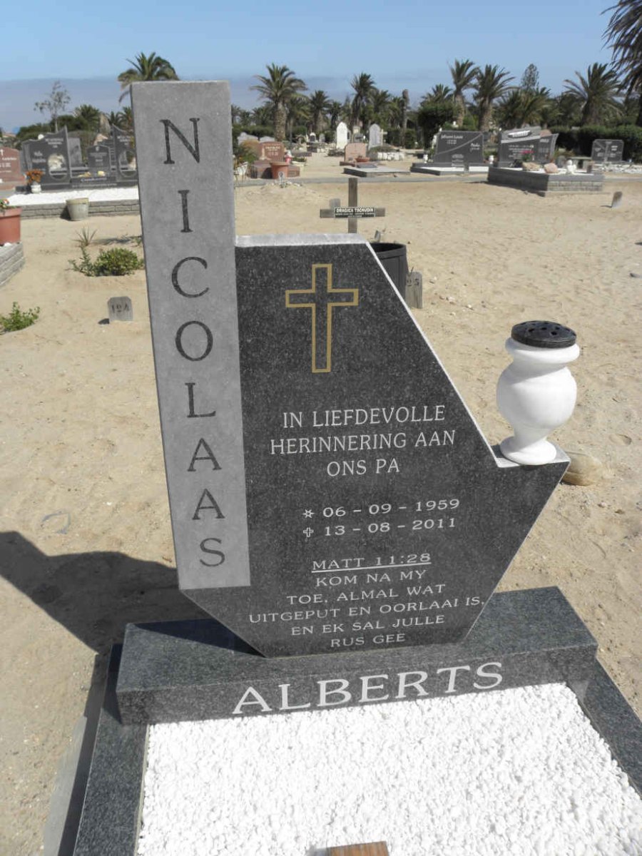 ALBERTS Nicolaas 1959-2011