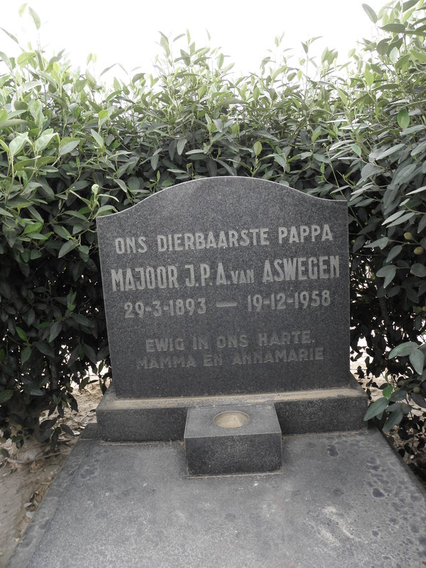 ASWEGEN J.P.A., van 1893-1958