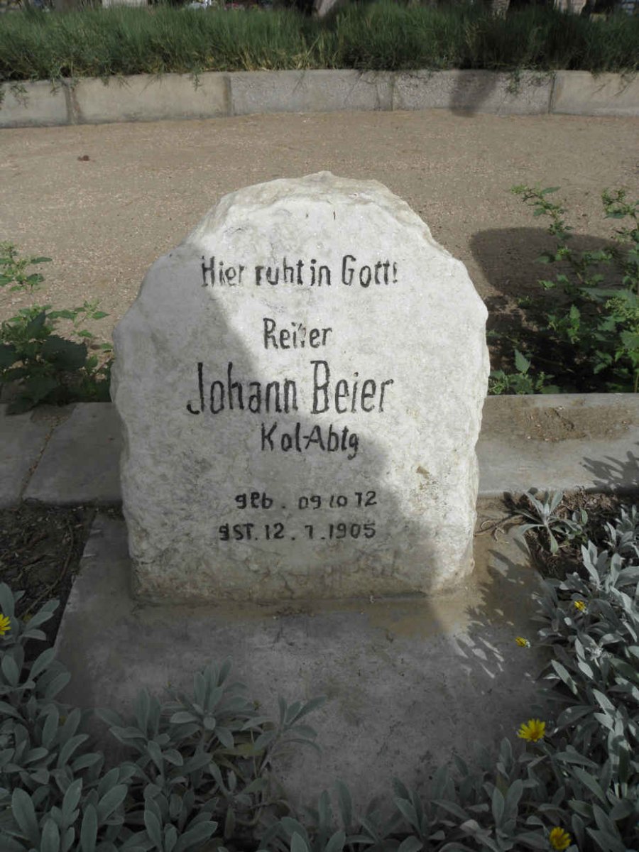 BEIER Johann 1872-1905
