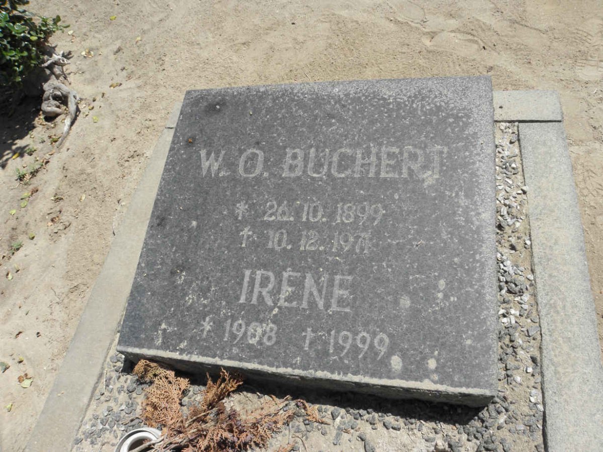 BUCHERT W.O. 1899-1971 &amp; Irene 1908-1999