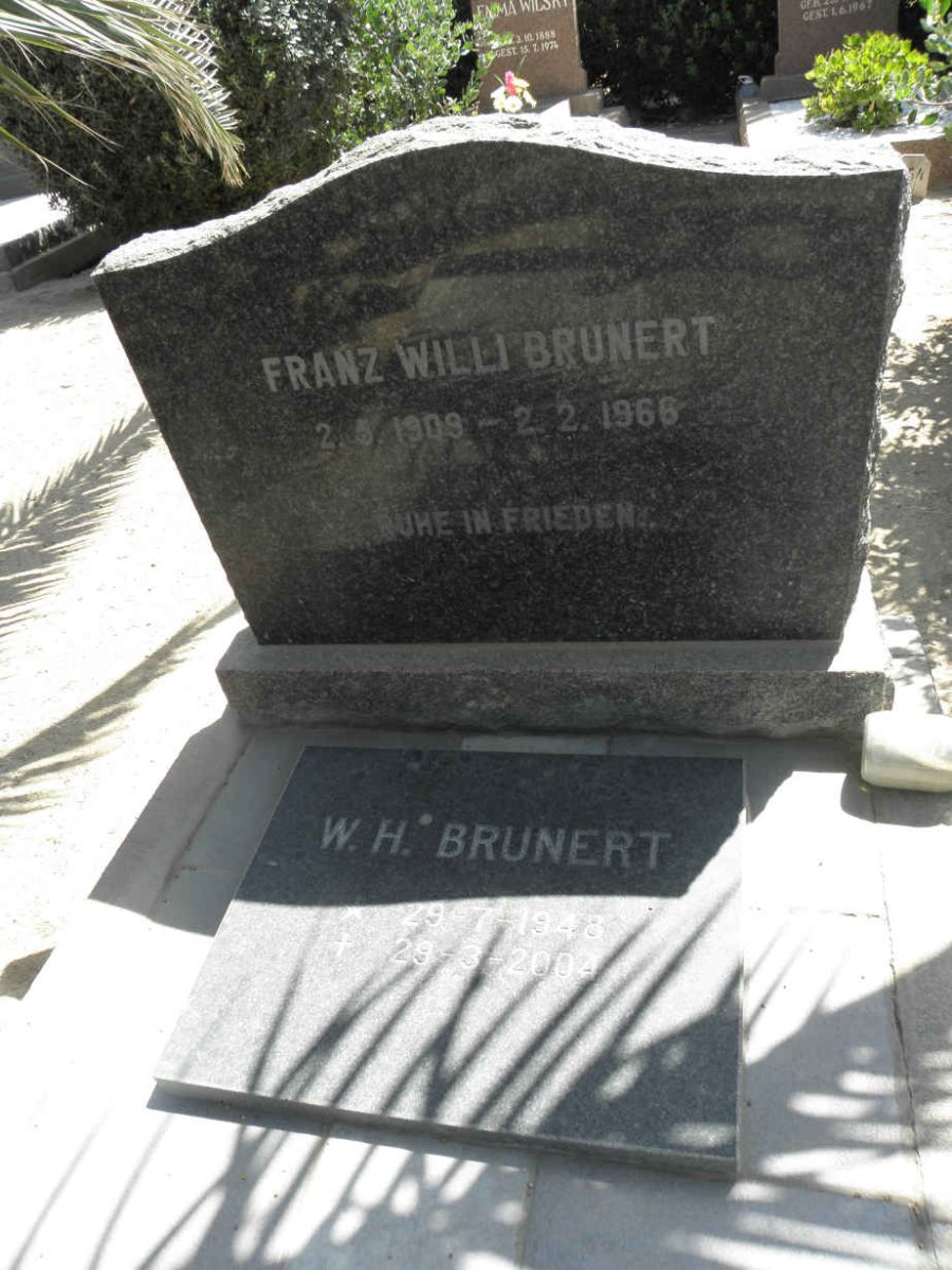 BRUNERT Franz Willi 1909-1966 :: BRUNERT W.H. 1948-2004