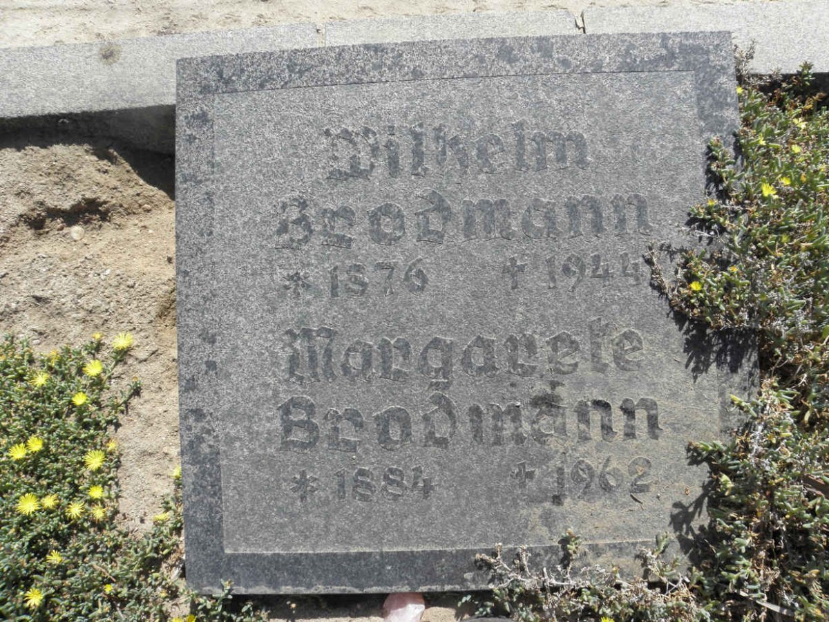 BRODMANN Wilhelm 1876-1944 &amp; Margarete 1884-1962