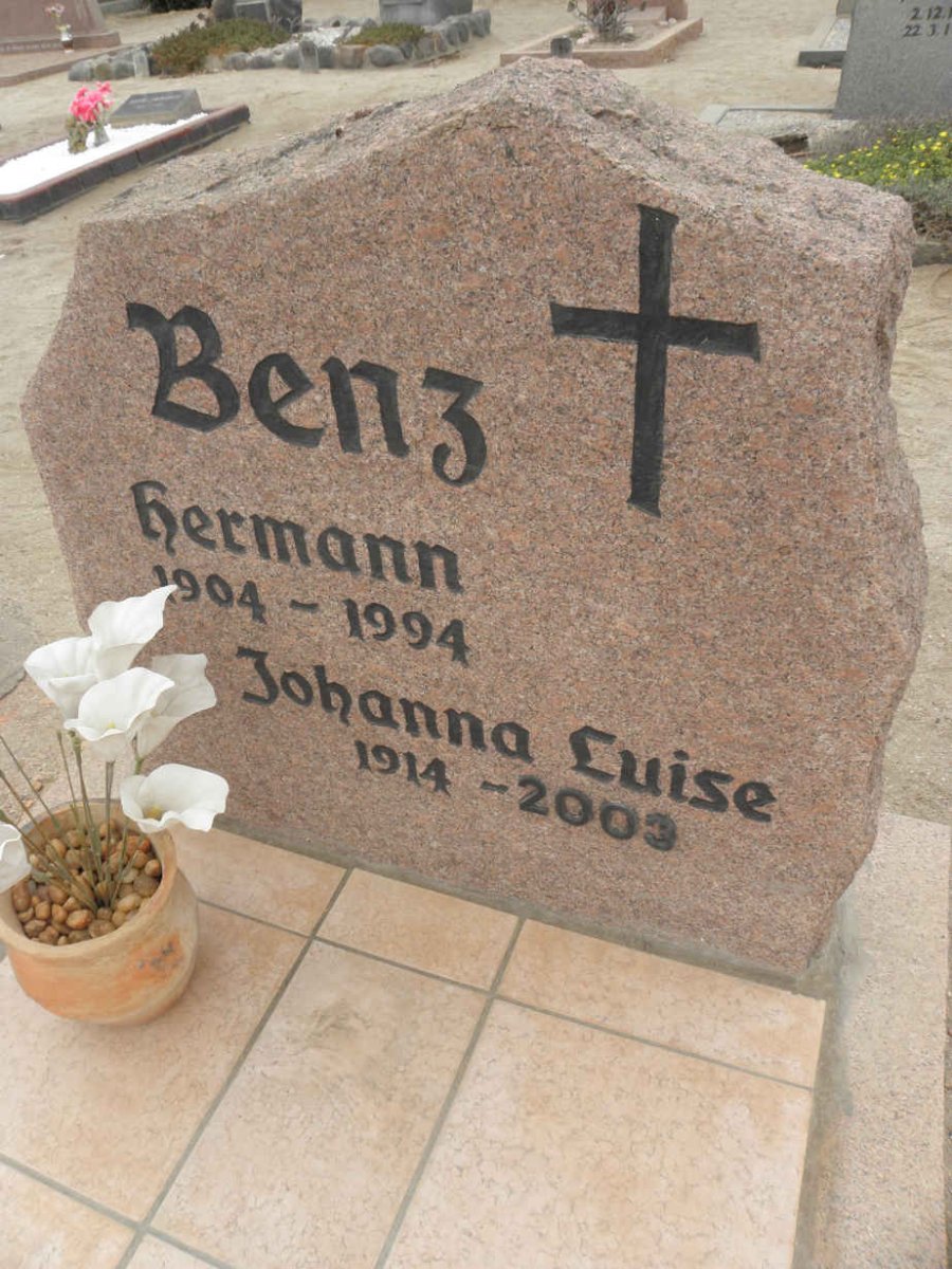 BENZ Hermann 1904-1994 &amp; Johanna Luise 1914-2003