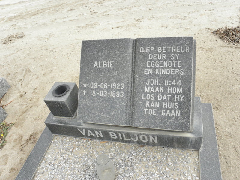 BILJON Albie, van 1923-1993