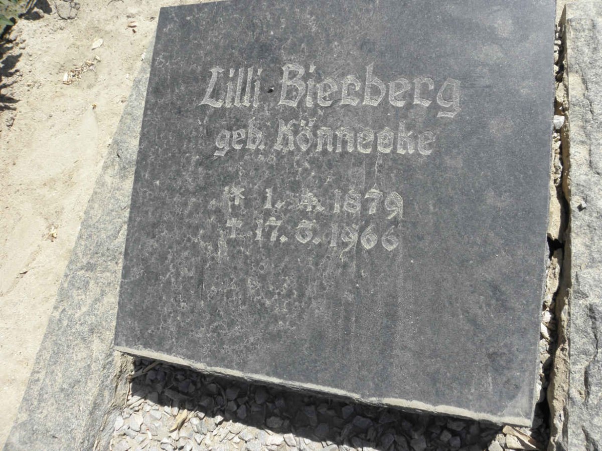 BIERBERG Lilli nee KÖNNECKE 1879-1966