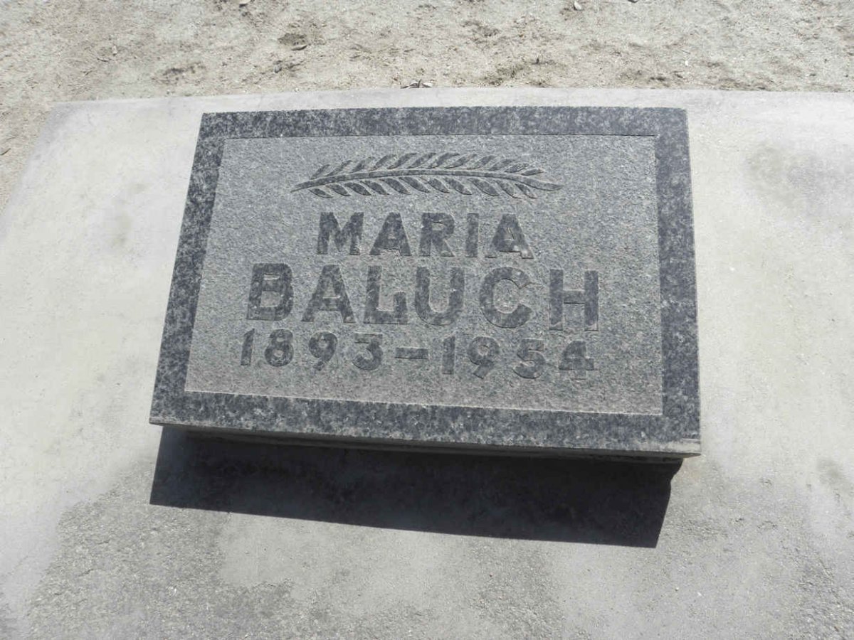 BALUCH Josef 1883-1952 &amp; Maria 1893-1954