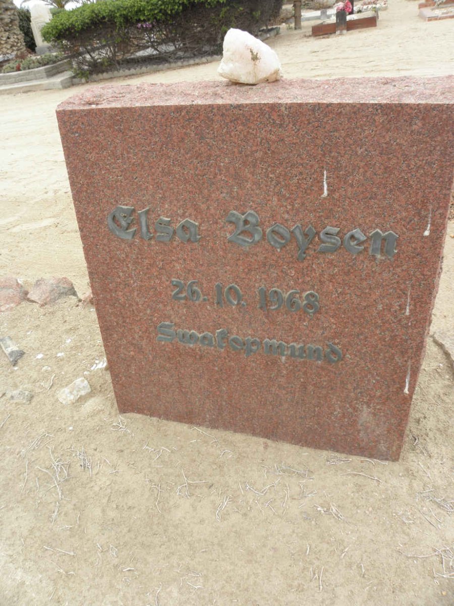 BOYSEN J.B. -1941 &amp; Elsa -1968