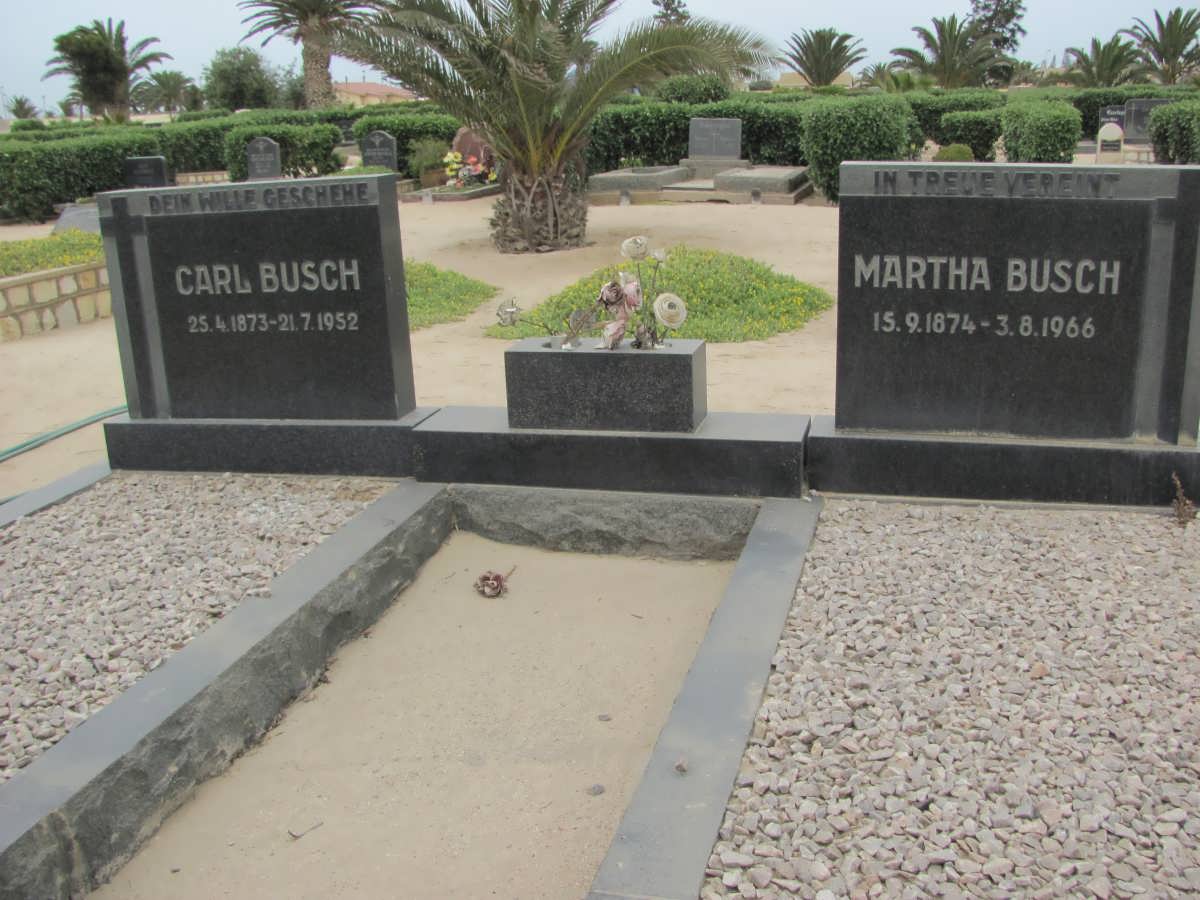 BUSCH Carl 1873-1952 &amp; Martha 1874-1966