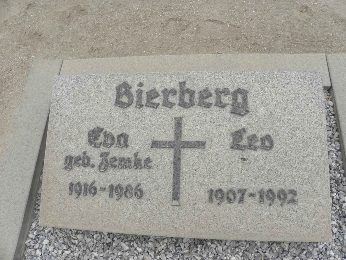 BIERBERG Leo 1907-1992 &amp; Eva ZEMKE 1916-1986