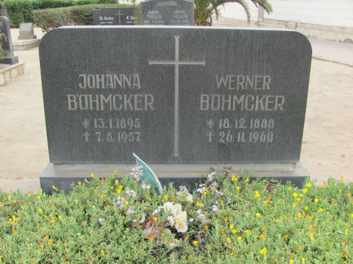 BOHMCKER Werner 1888-1960 &amp; Johanna 1895-1957