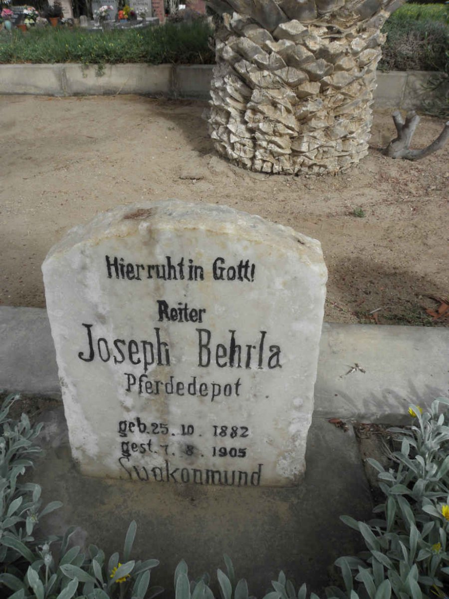 BEHRLA Joseph 1882-1905
