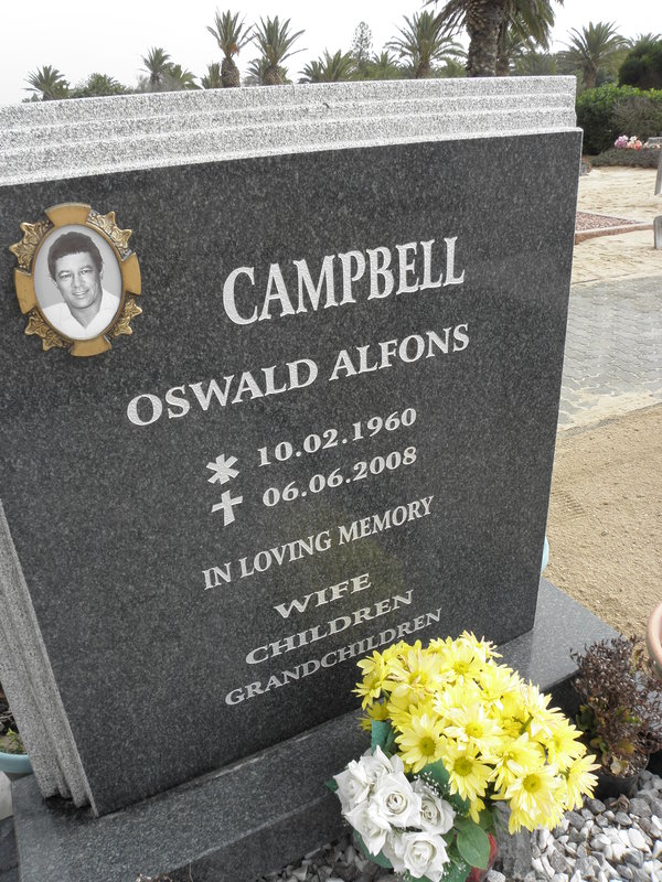 CAMPBELL Oswald Alfons 1960-2008