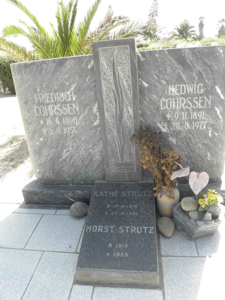 COHRSSEN Friedrich 1890-1954 &amp; Hedwig 1891-1977 :: STRUTZ Horst 1919-1998 &amp; Käthe 1918-1991