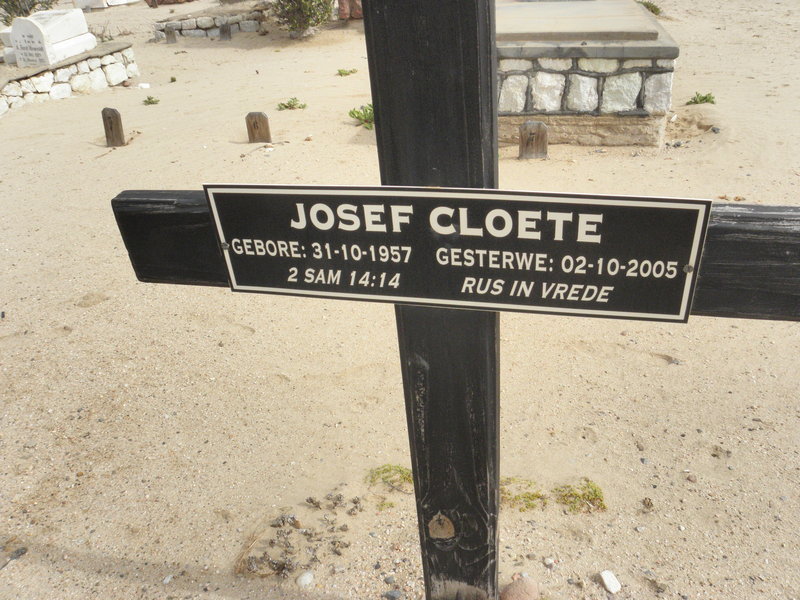 CLOETE Josef 1957-2005