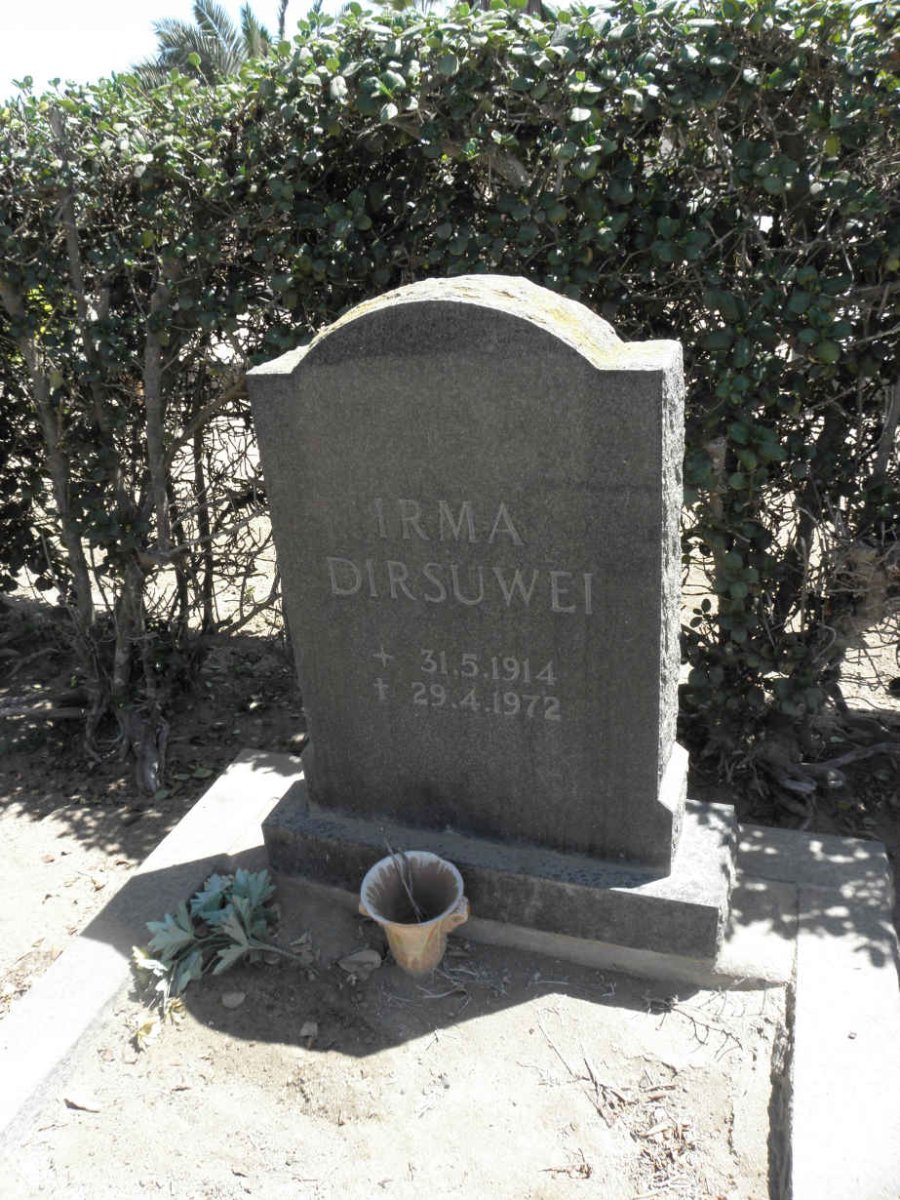DIRSUWEI Irma 1914-1972