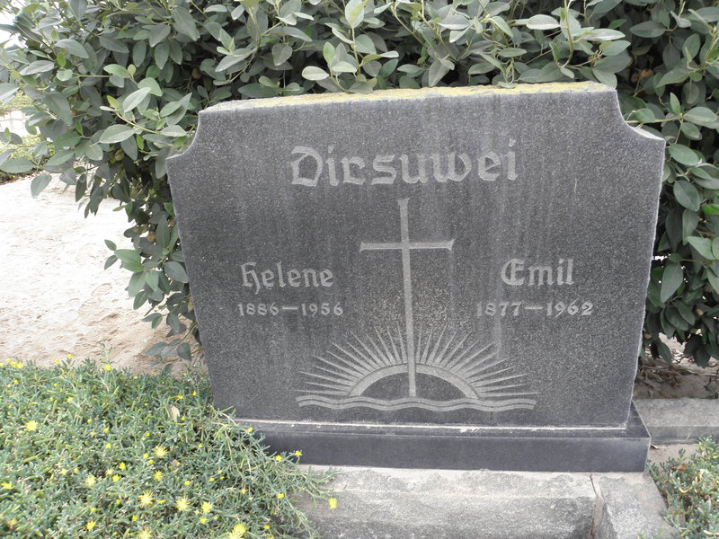 DIRSUWEI Emil 1877-1962 &amp; Helene 1886-1956
