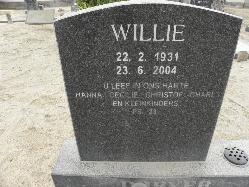 DREYER Willie 1931-2004