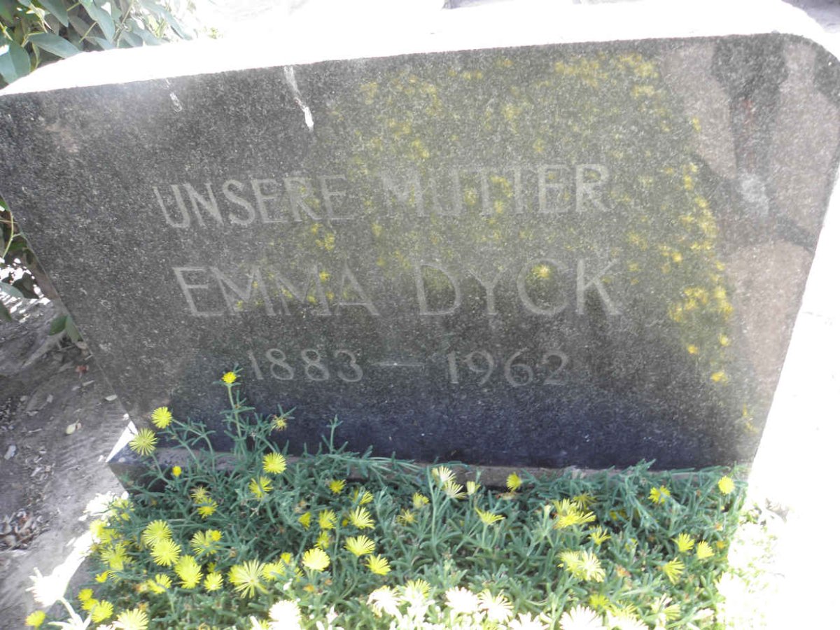 DYCK Emma 1883-1962