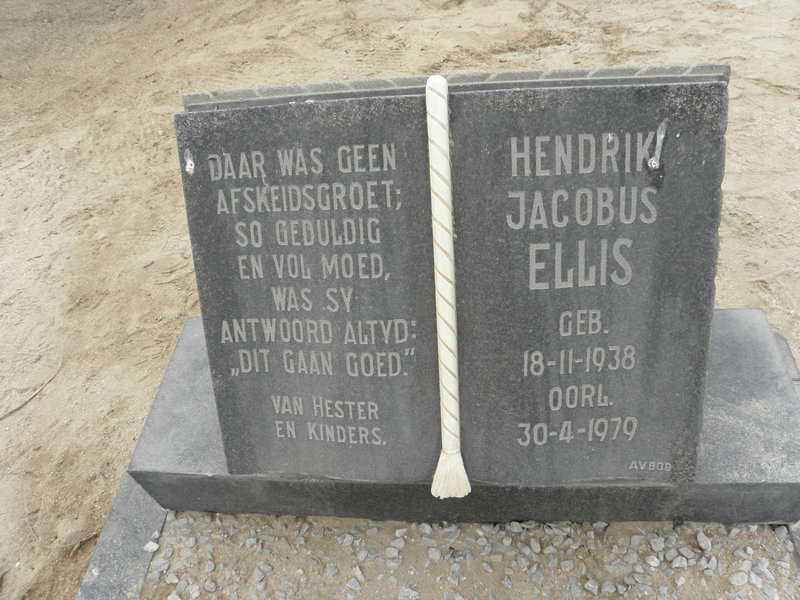ELLIS Hendrik Jacobus 1938-1979