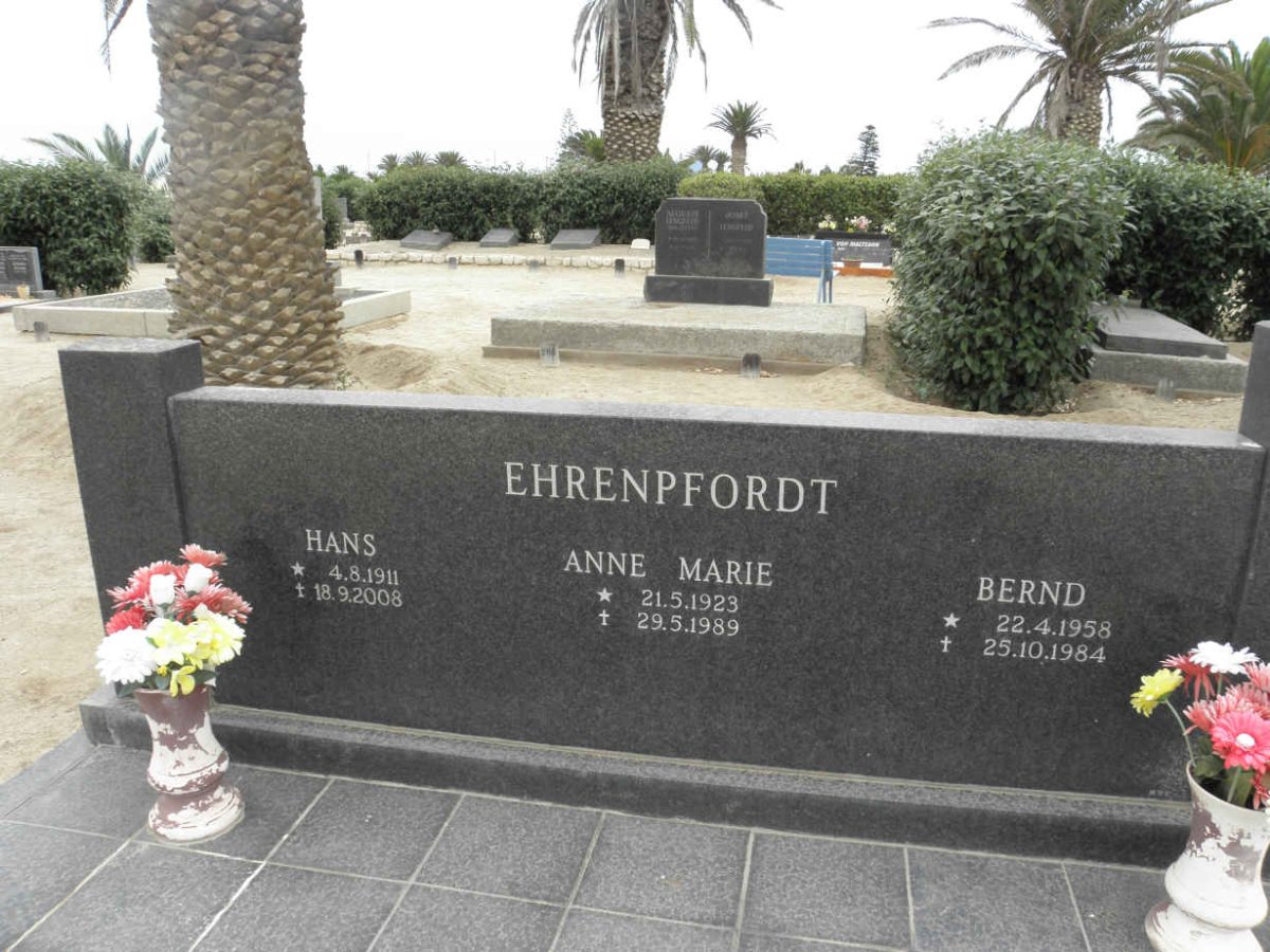EHRENPFORDT Hans 1911-2008 &amp; Anne Marie 1923-1989 :: EHRENPFORDT Bernd 1958-1984