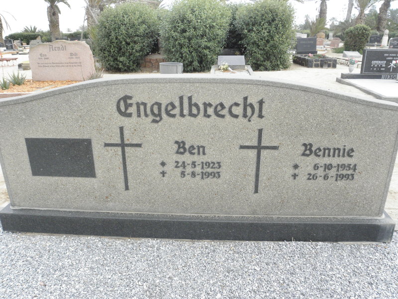 ENGELBRECHT Ben 1923-1993 : ENGELBRECHT Bennie 1954-1993