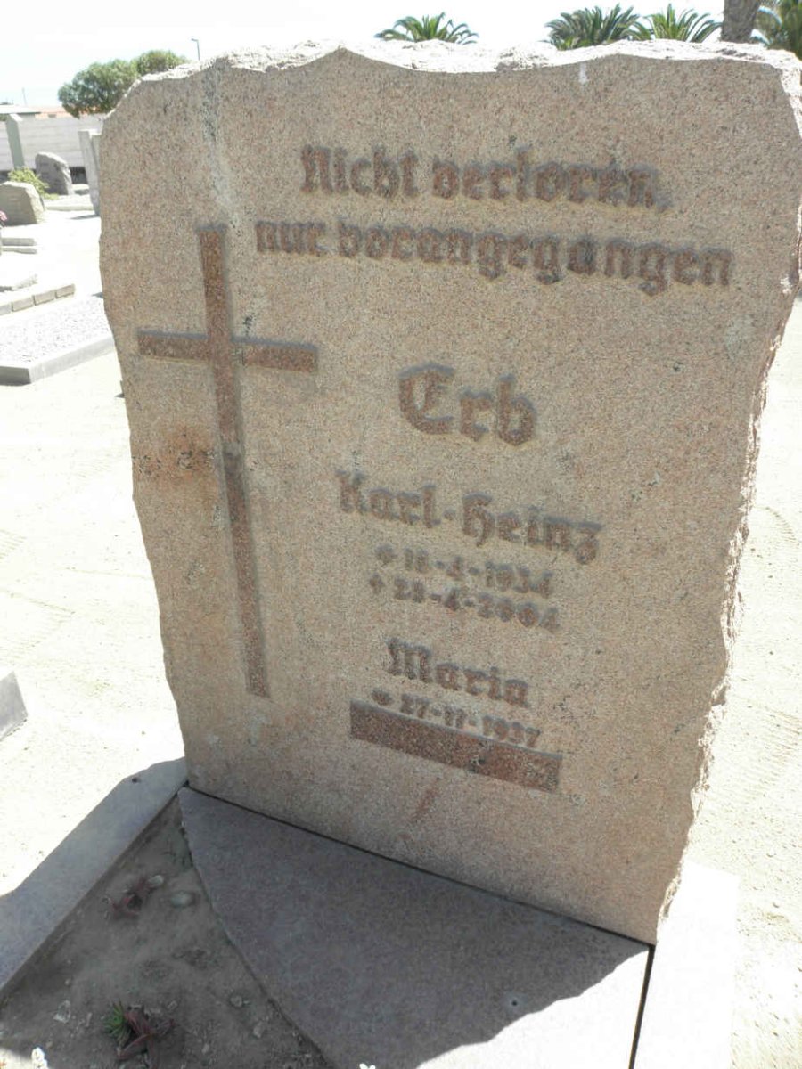 ERB Karl-Heinz 1934-2004 &amp; Maria 1937-